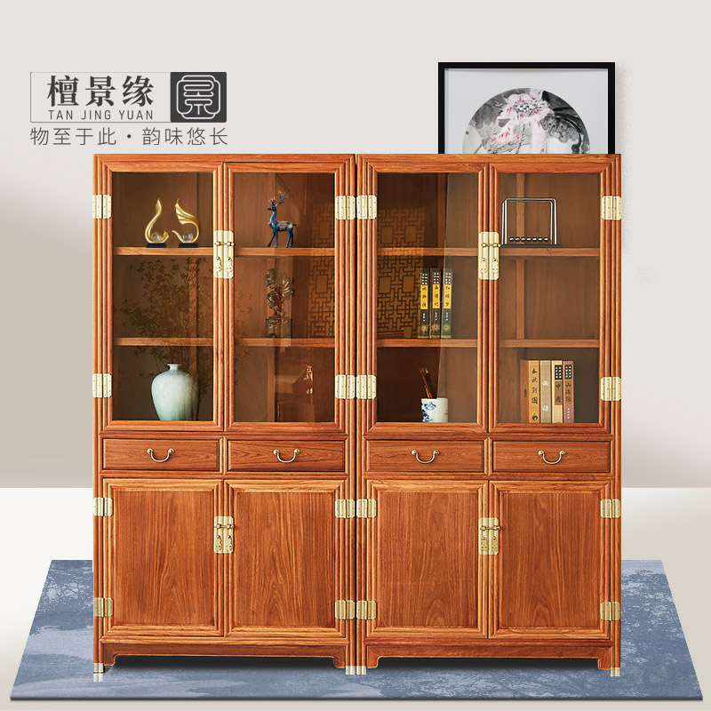 紅木書柜的高級感 紅木書柜的高級感